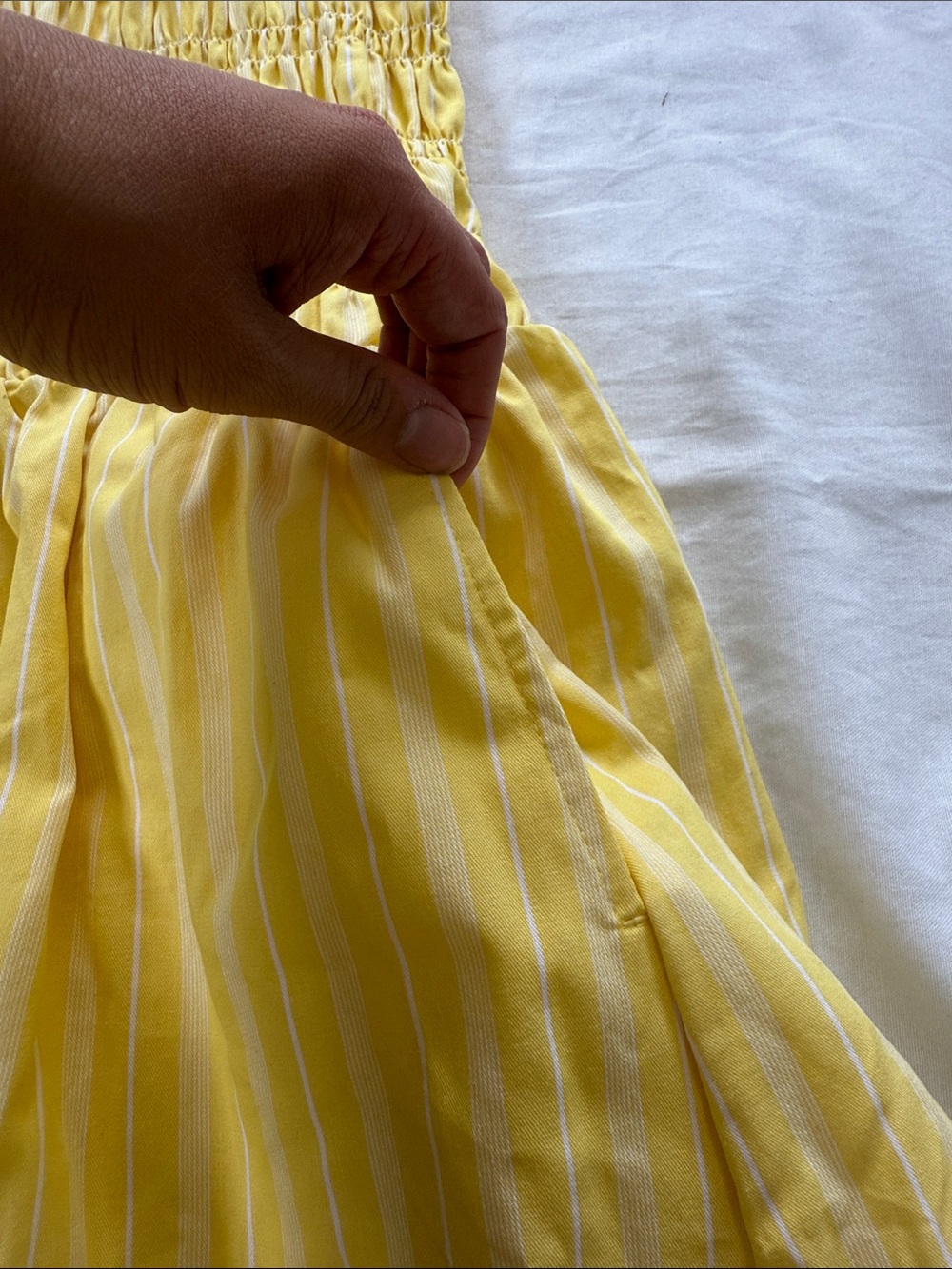 Free Assembly Yellow Scallop Sundress - Picture 4 of 6